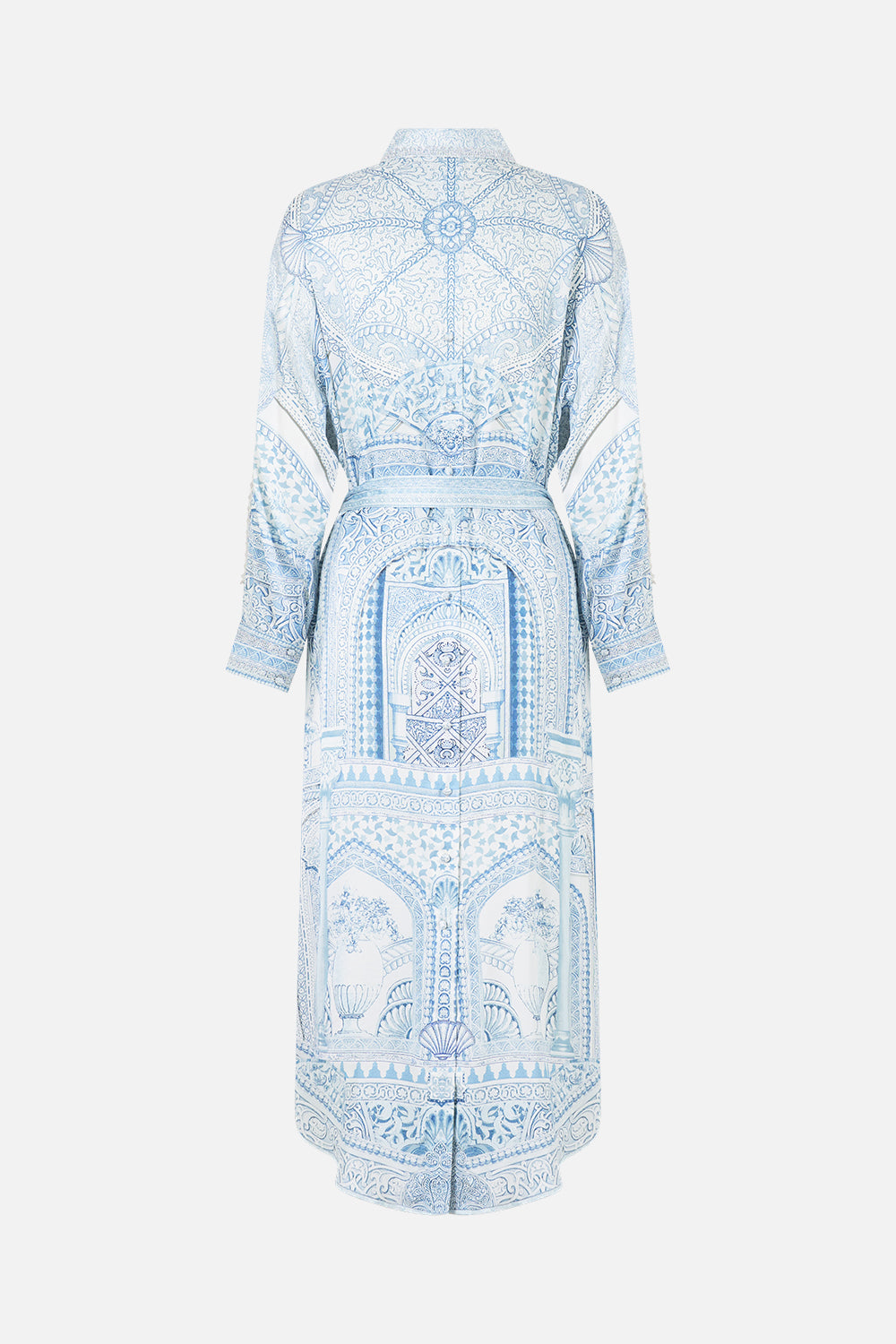 The CAMILLA SHIRT DRESS WITH BACK BUTTON DETAIL THE HUM OF THE ALHAMBRA