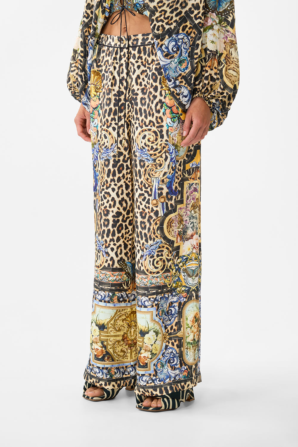 BUTTON FRONT LOUNGE PANT SEVILLIAN STYLE