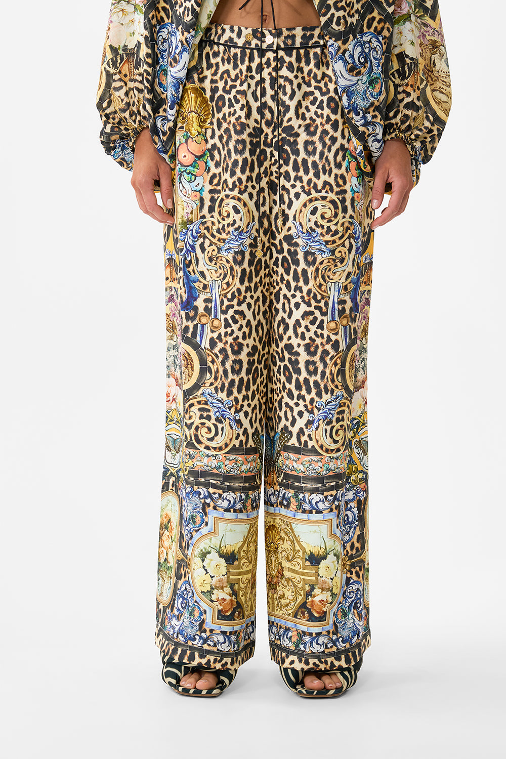 BUTTON FRONT LOUNGE PANT SEVILLIAN STYLE