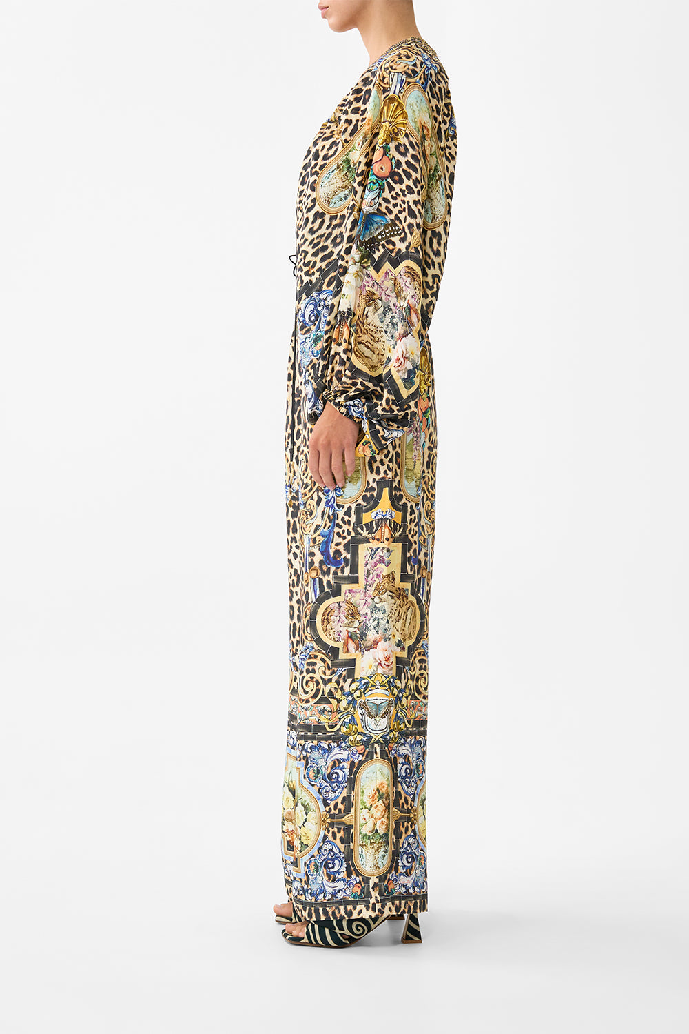 BUTTON FRONT LOUNGE PANT SEVILLIAN STYLE