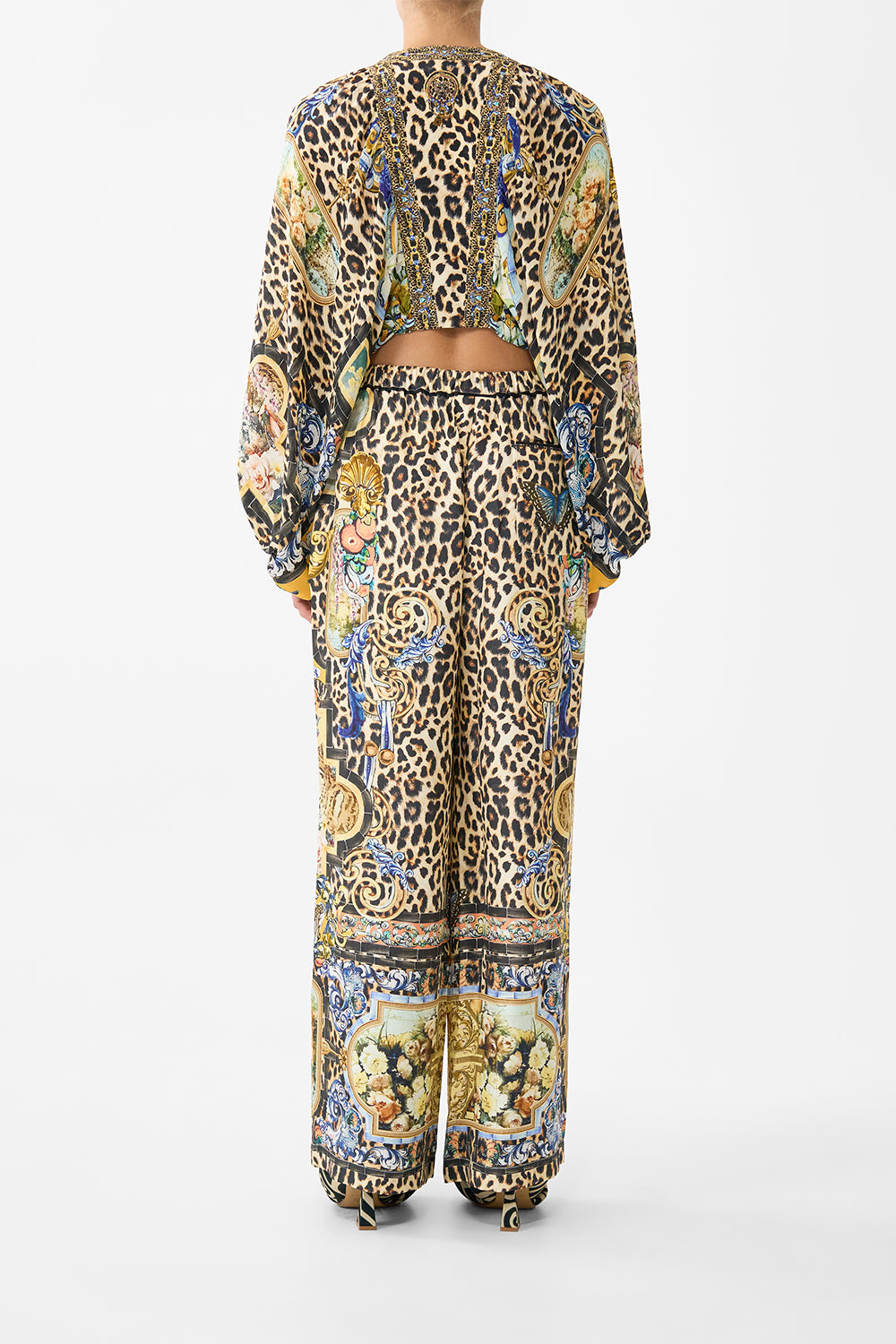 BUTTON FRONT LOUNGE PANT SEVILLIAN STYLE