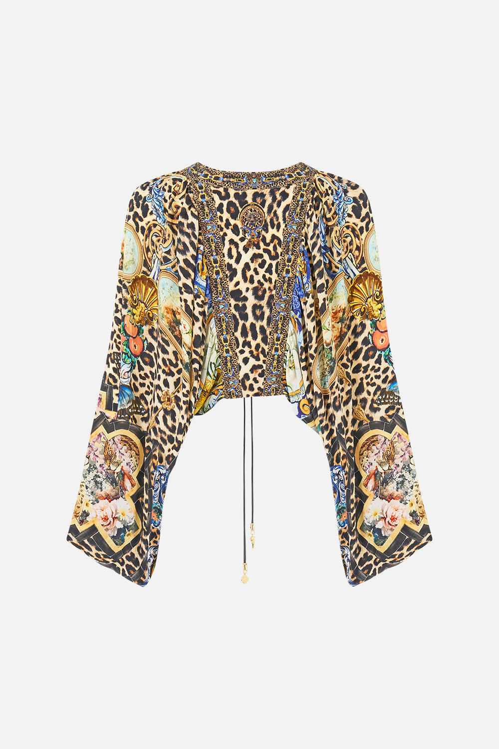 The CAMILLA LACE UP FRONT BLOUSON SLEEVE BLOUSE SEVILLIAN STYLE