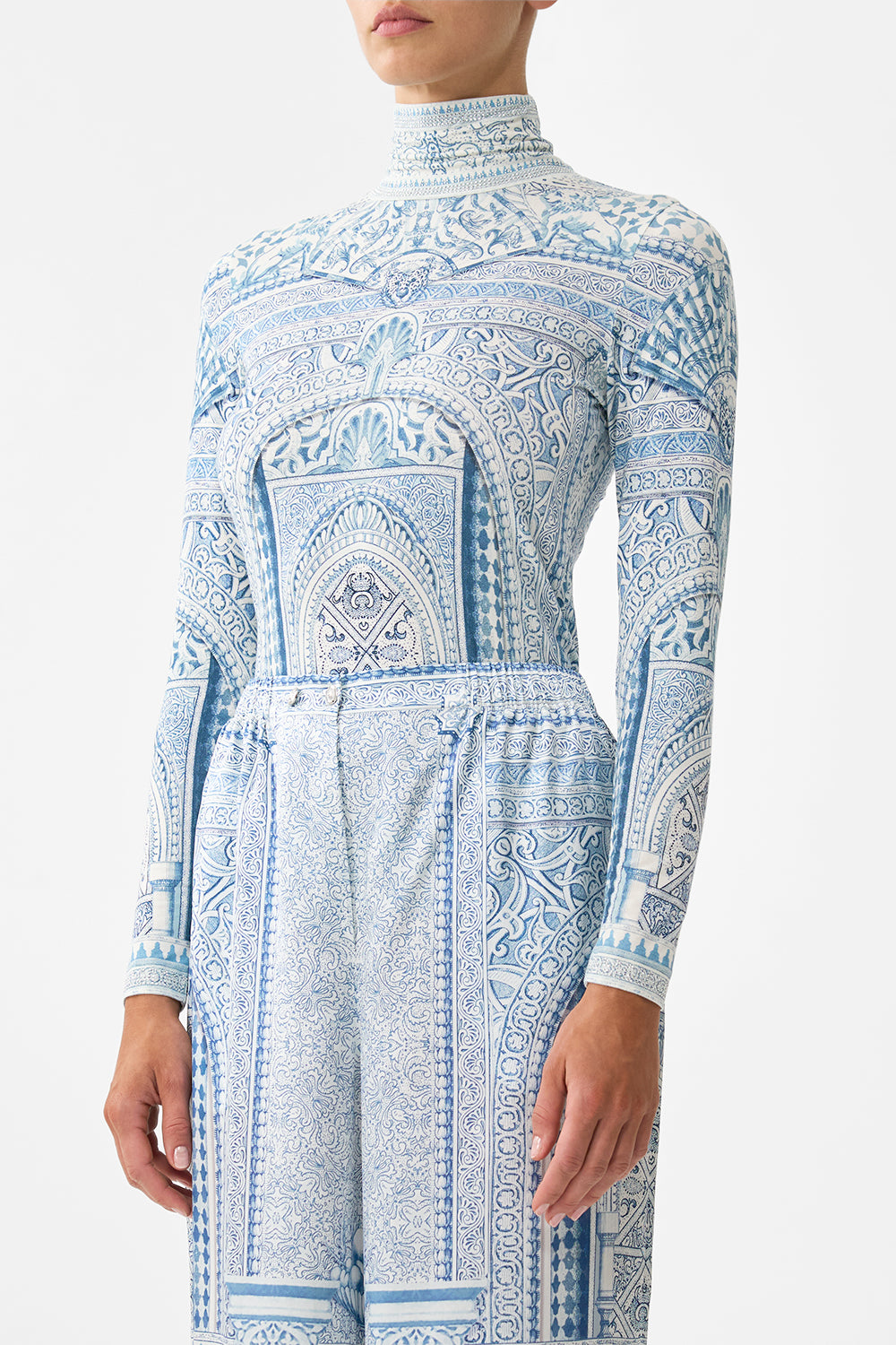 The CAMILLA JERSEY TURTLENECK THE HUM OF THE ALHAMBRA