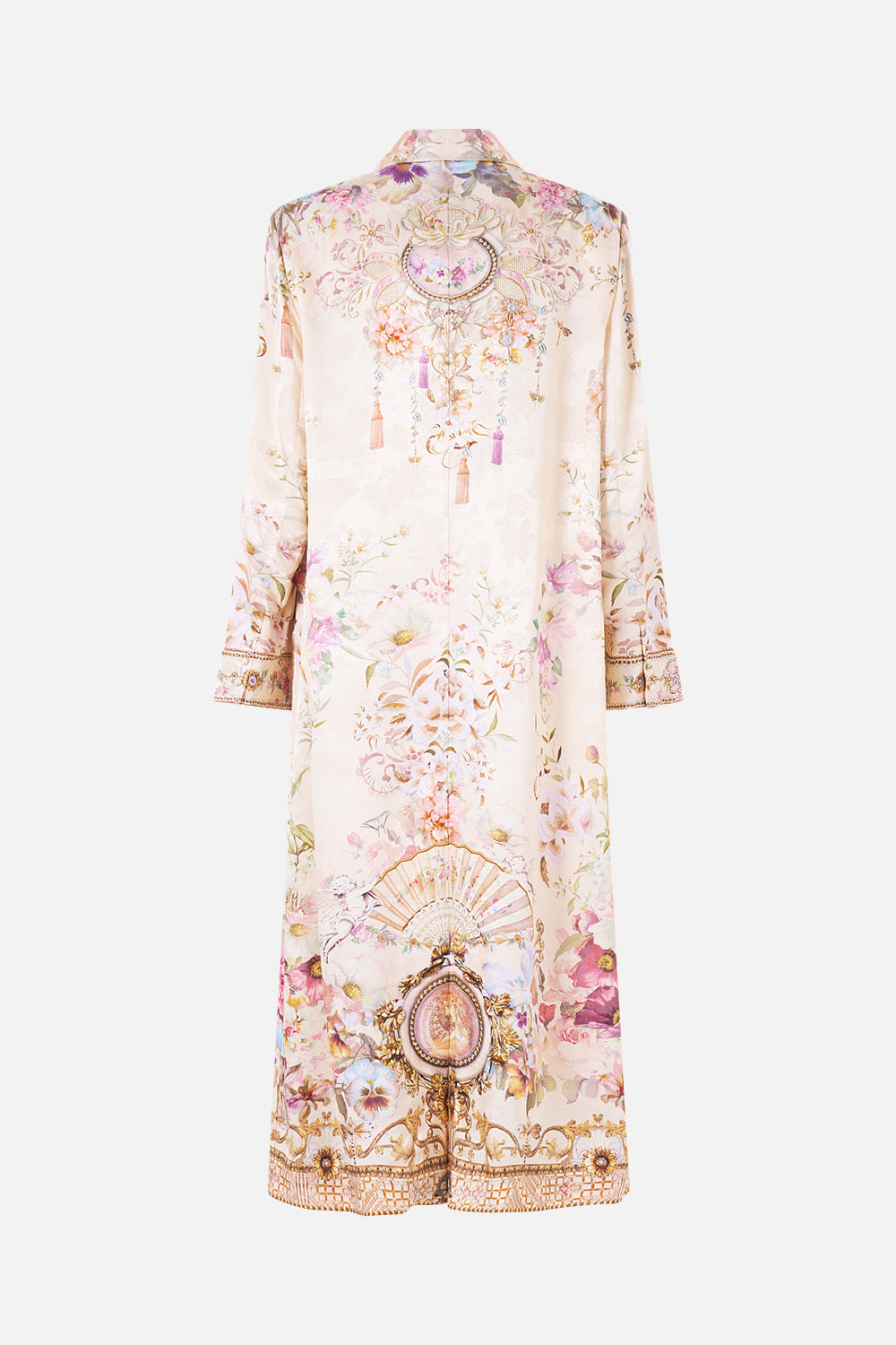 The CAMILLA TAILORED OVERSIZED COAT ADORNED IN ARANJUEZ