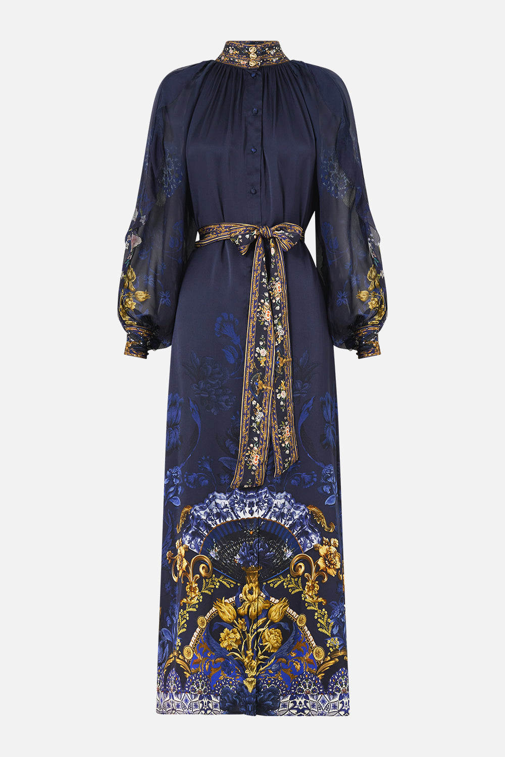 The CAMILLA RELAXED SHIRT DRESS WITH FRILL SLEEVE DETAIL NOTES FROM THE BLUE ROOMNOTES FROM THE BLUE ROOM