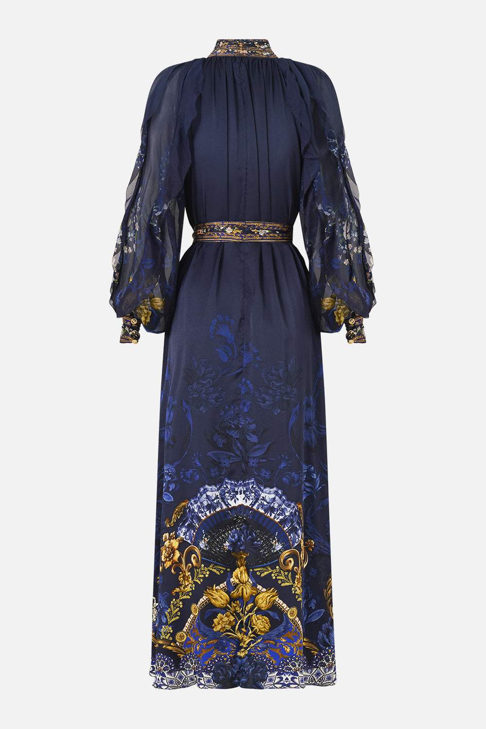 The CAMILLA RELAXED SHIRT DRESS WITH FRILL SLEEVE DETAIL NOTES FROM THE BLUE ROOM