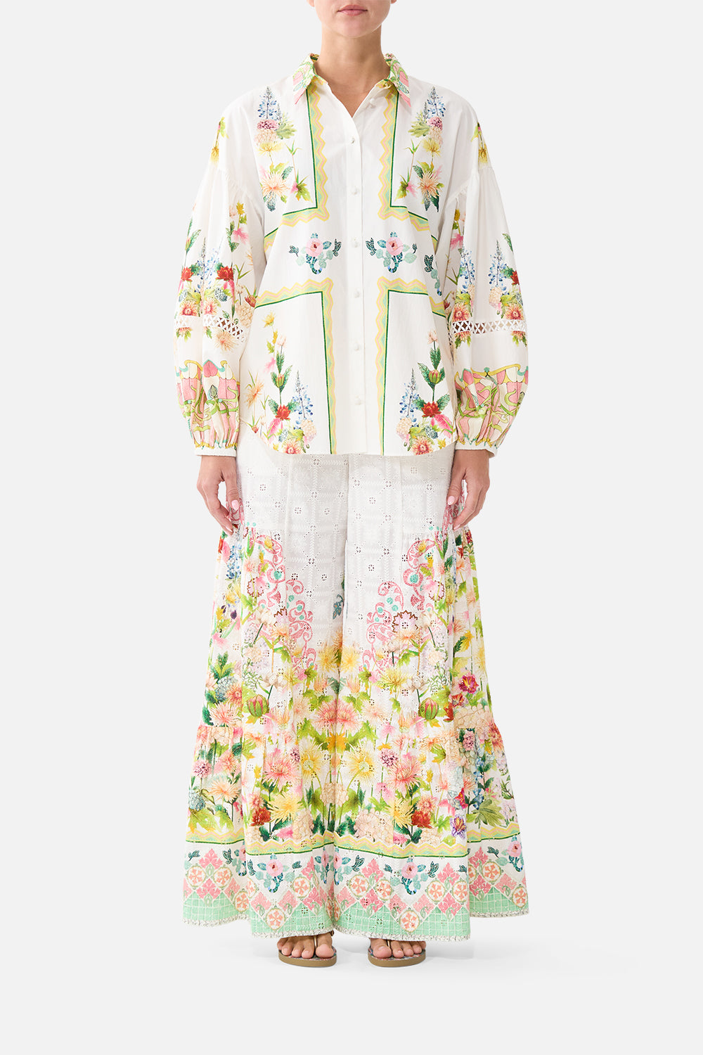 The CAMILLA BALLOON SLEEVE BLOUSE THE CALL OF CATALONIATHE CALL OF CATALONIA