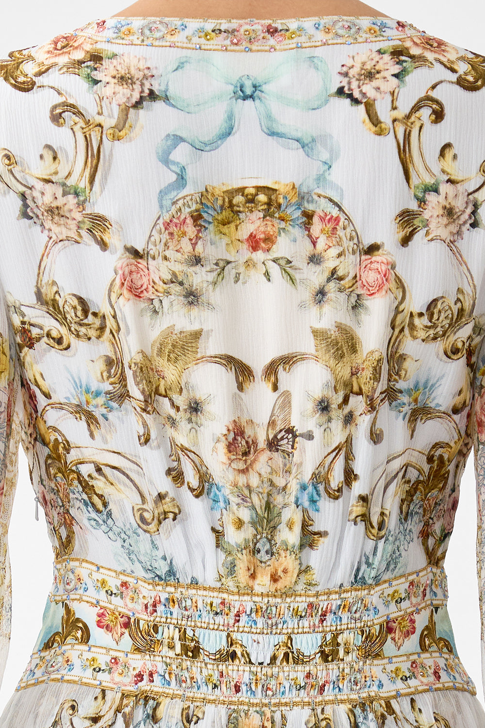 FLARED SLEEVE DRESS SEVILLE SWEETHEART