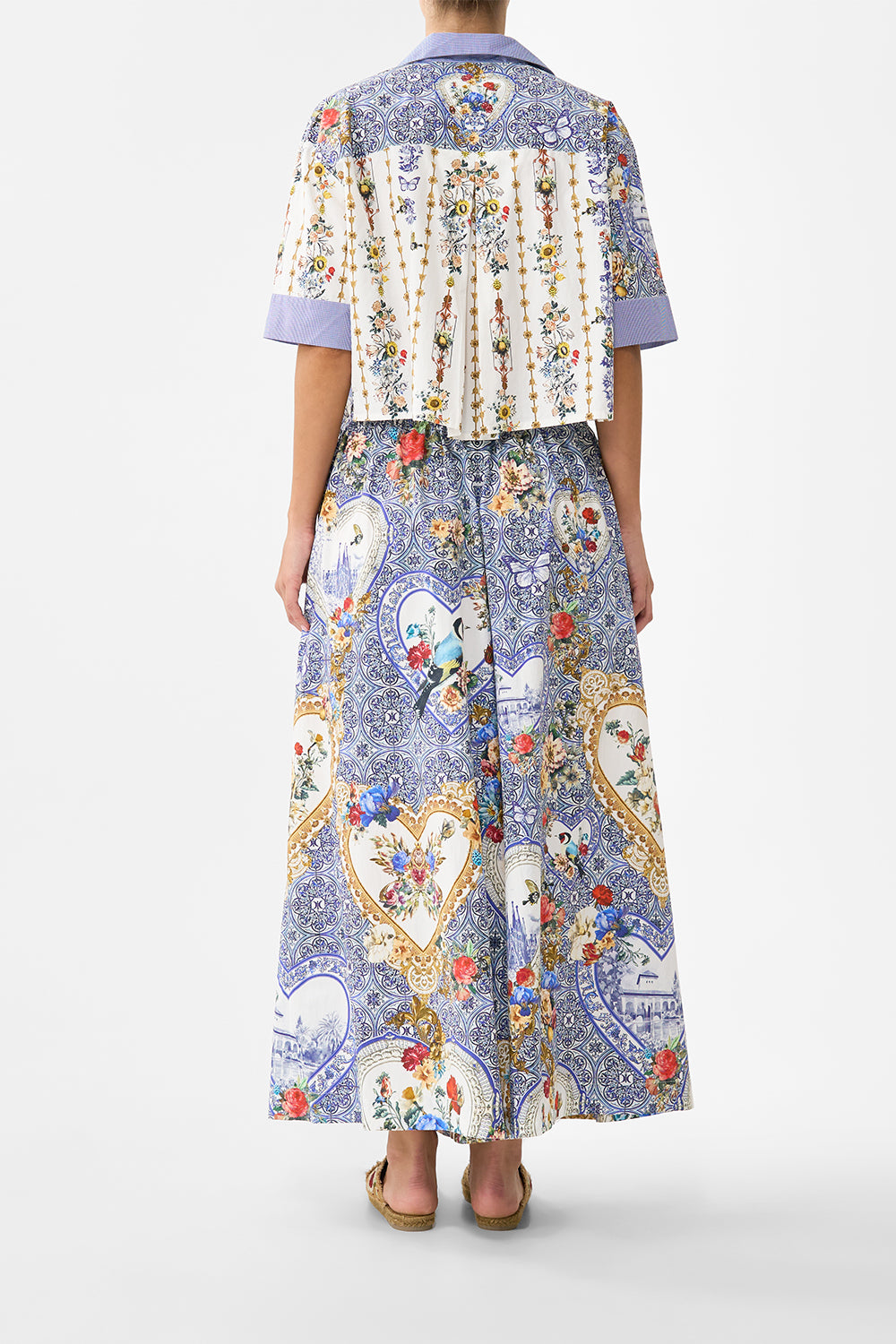 The CAMILLA WIDE LEG ELASTIC WAIST PANT THE POTTERY PARLOUR