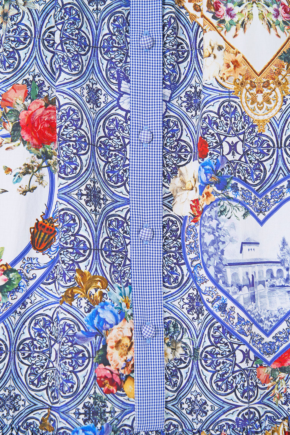 The CAMILLA PUFF SLEEVE SHIRT DRESS THE POTTERY PARLOUR