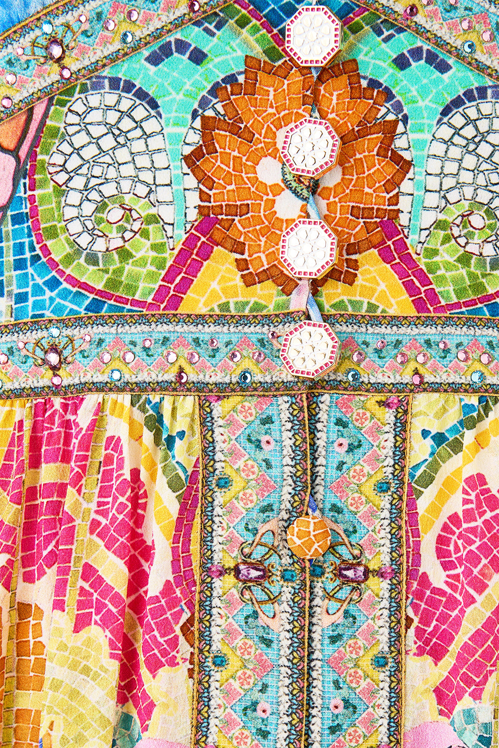 KIMONO SLEEVE DRESS WITH SHIRRING DETAIL NAVÀS NOUVEAU