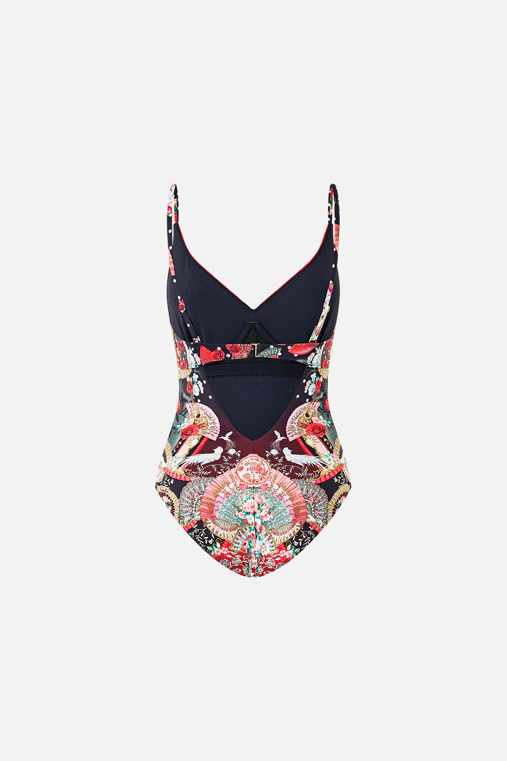 V NECK UNDERWIRE ONE PIECE WITH BACK CLOSURE DAUGHTERS OF DUENDE
