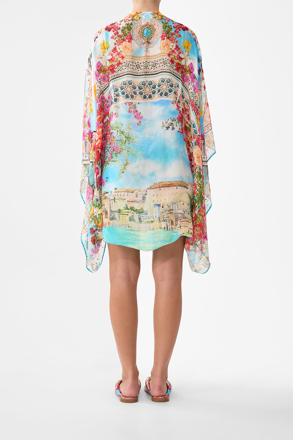 The CAMILLA SILK CHIFFON SHRUG MEET ME IN MALLORCA