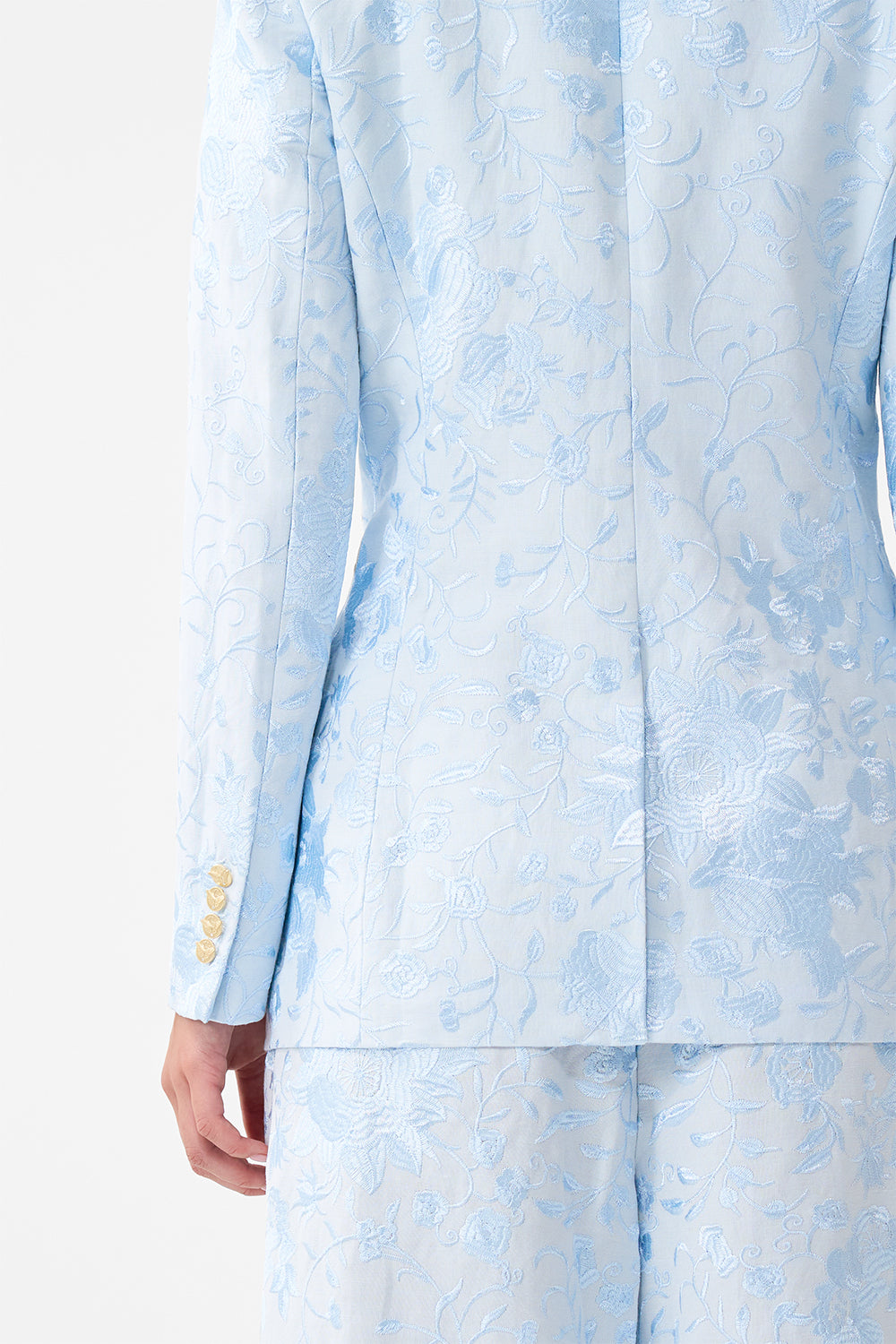 The CAMILLA DOUBLE BREASTED SUIT JACKET SEVILLE SWEETHEART