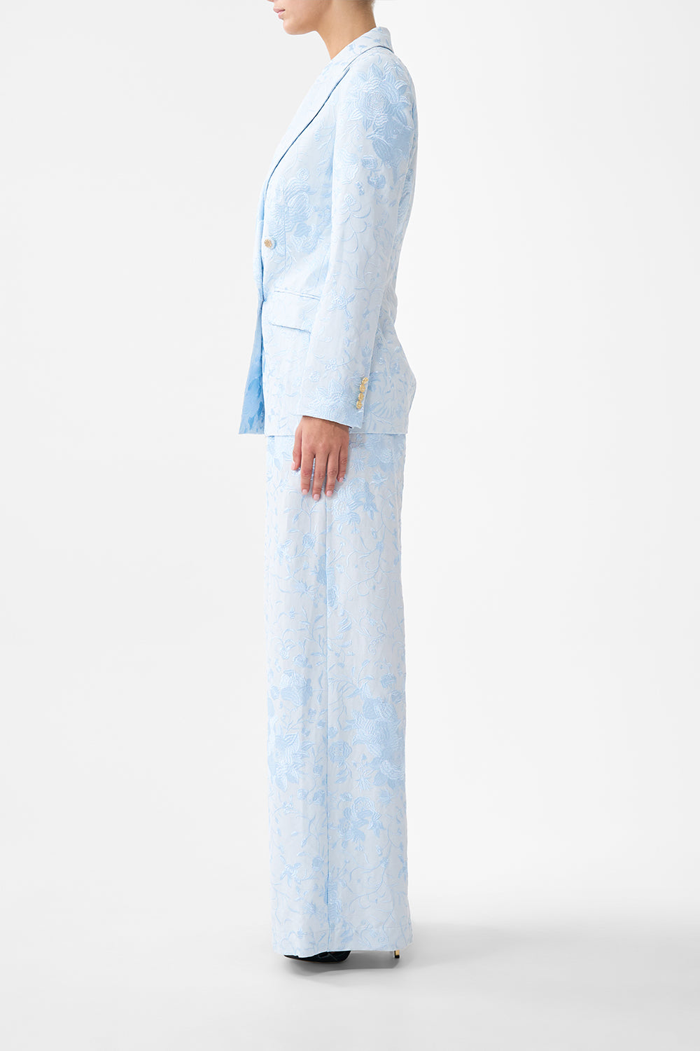 The CAMILLA DOUBLE BREASTED SUIT JACKET SEVILLE SWEETHEART