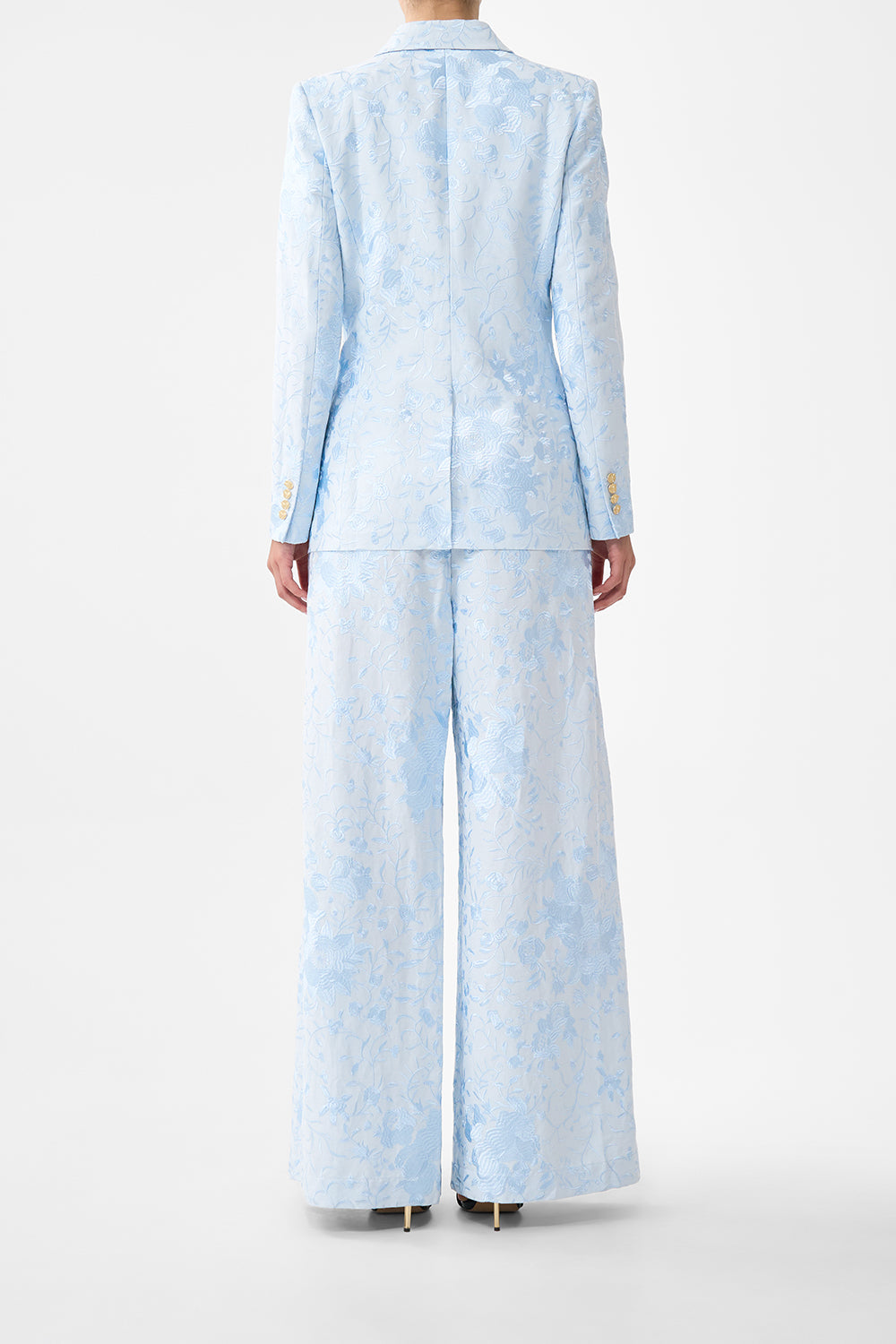 The CAMILLA DOUBLE BREASTED SUIT JACKET SEVILLE SWEETHEART