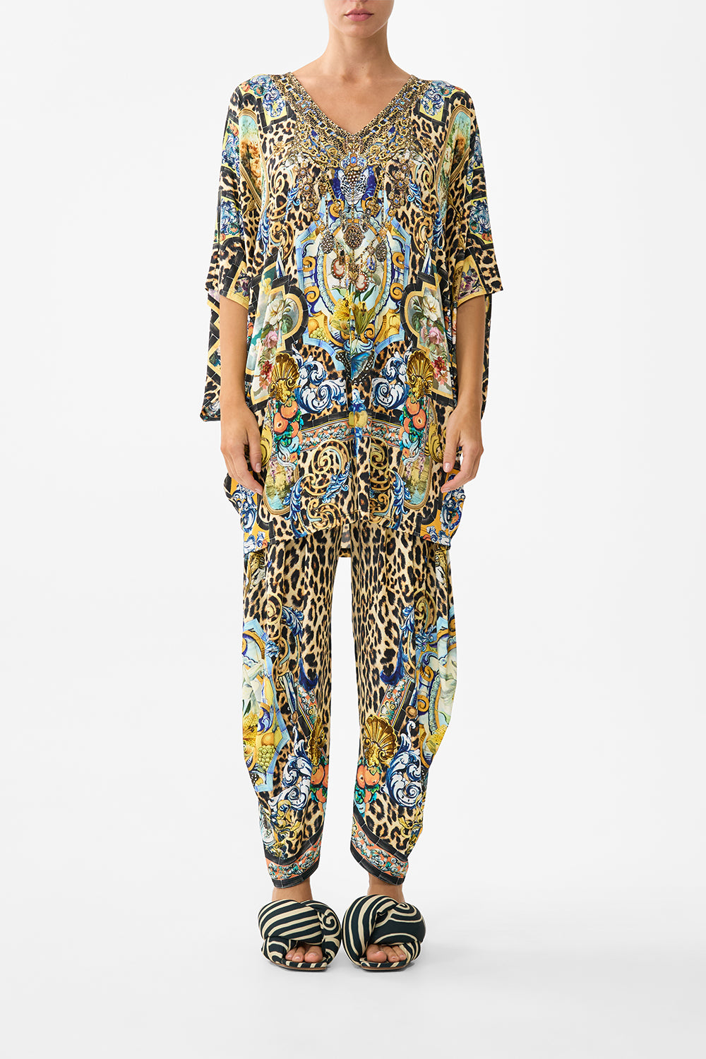 The CAMILLA SPLIT HEM JERSEY PANT SEVILLIAN STYLESEVILLIAN STYLE