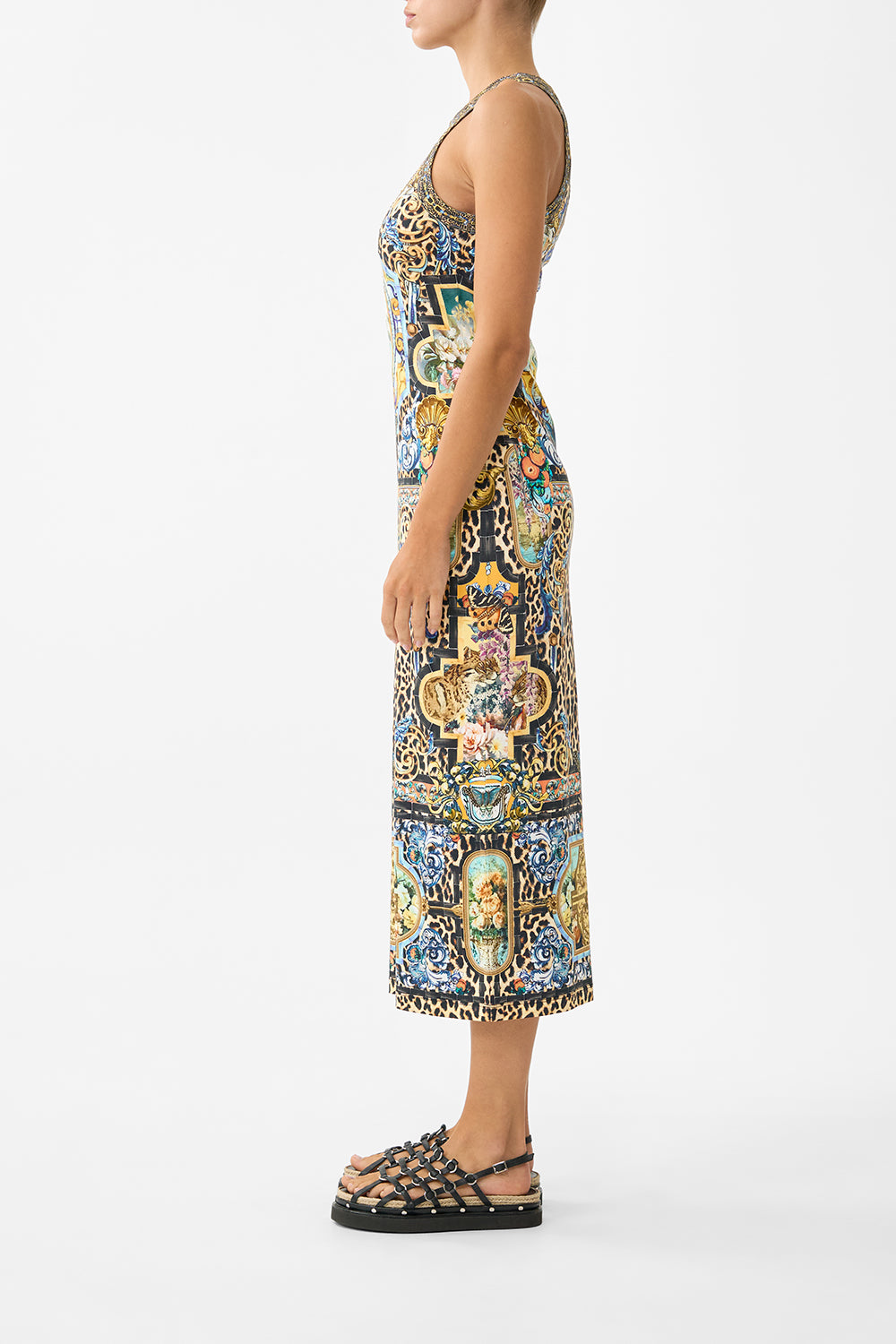 The CAMILLA JERSEY TANK DRESS SEVILLIAN STYLE