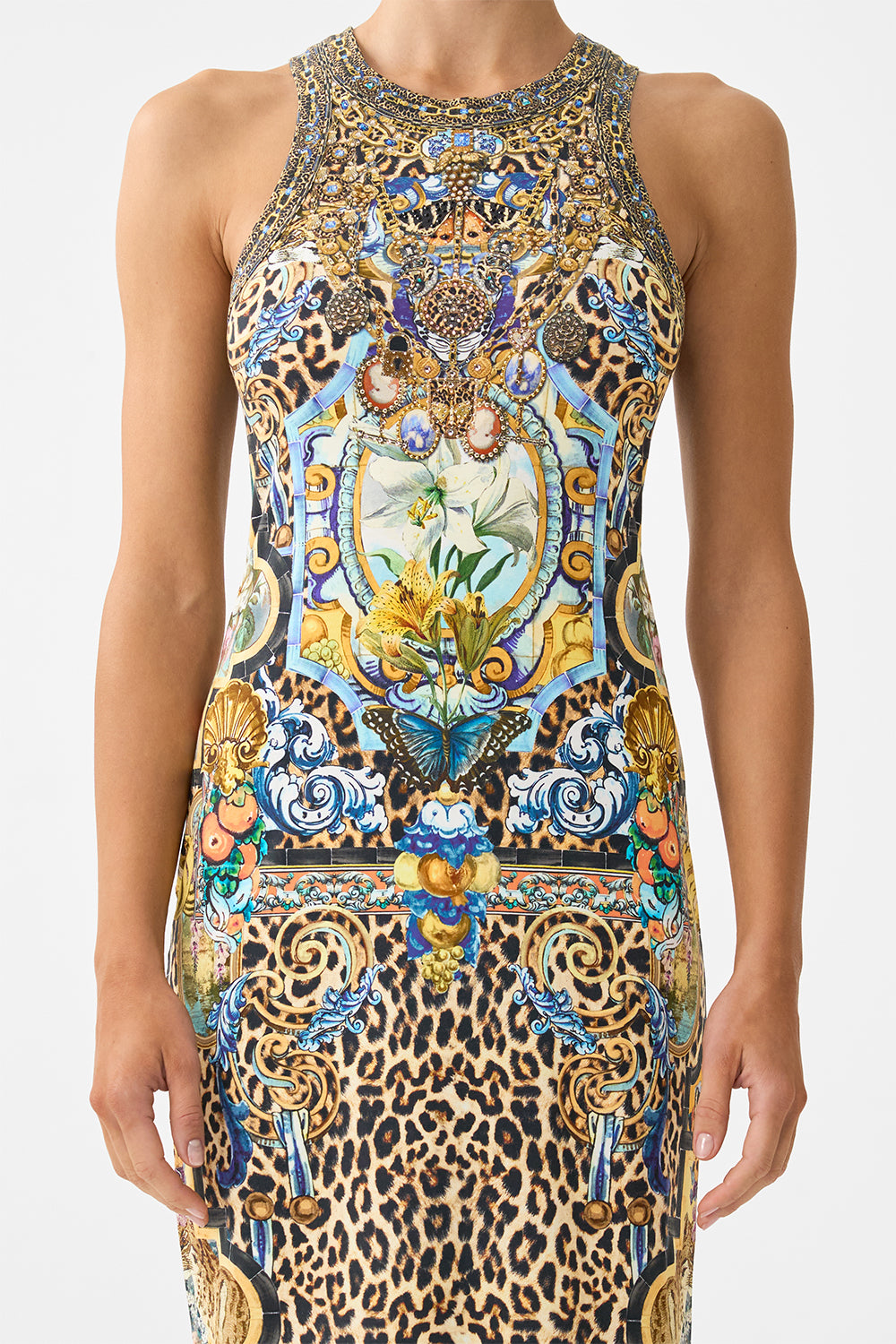 The CAMILLA JERSEY TANK DRESS SEVILLIAN STYLE