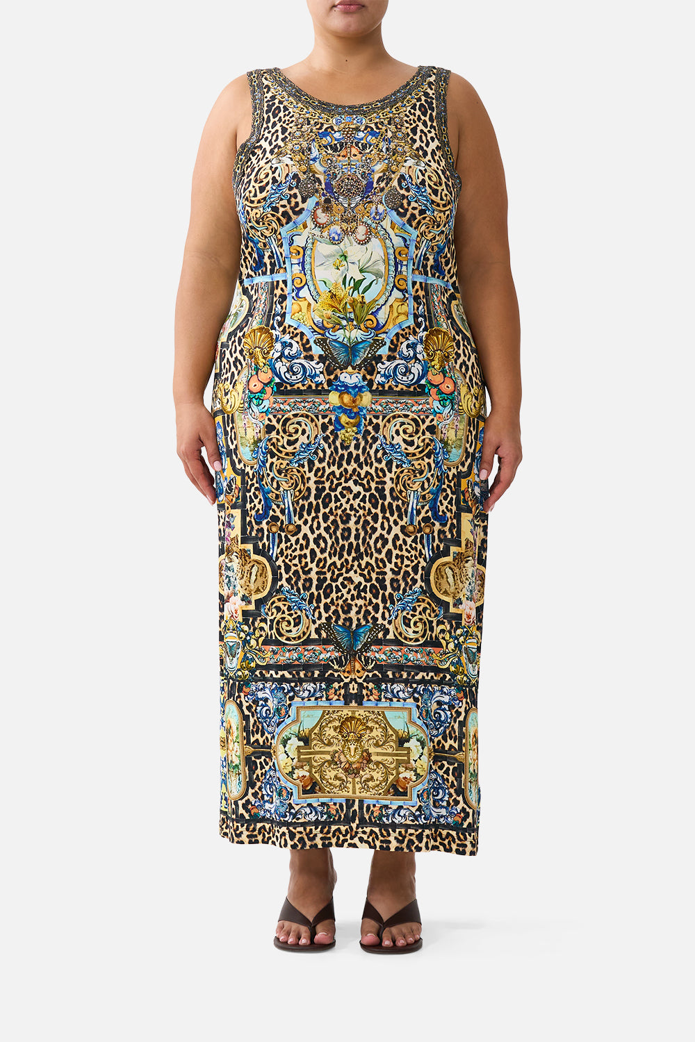 The CAMILLA JERSEY TANK DRESS SEVILLIAN STYLE