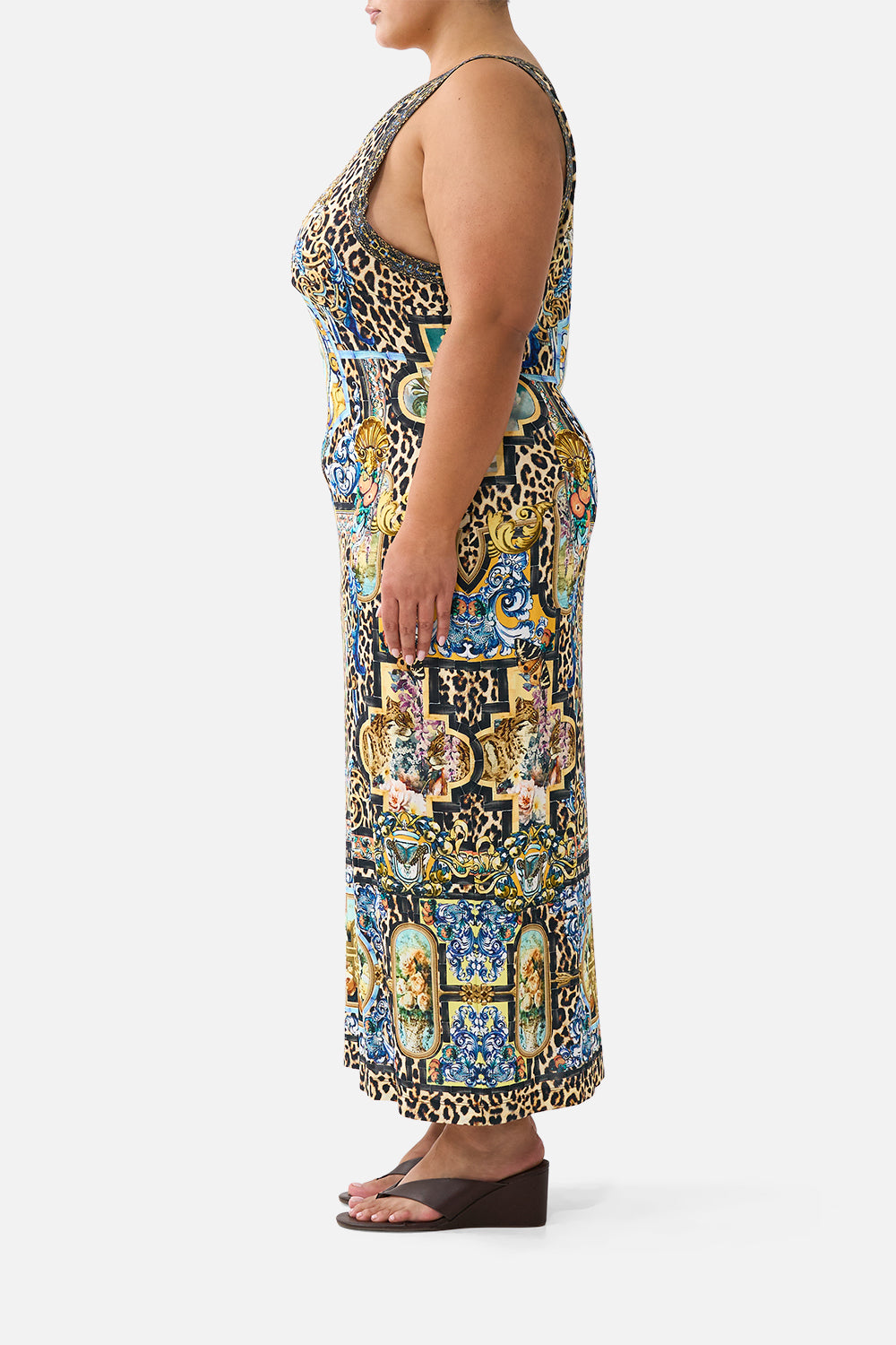 The CAMILLA JERSEY TANK DRESS SEVILLIAN STYLE
