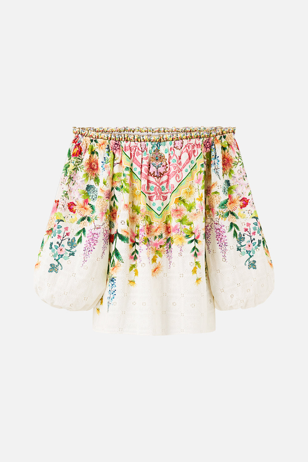 FRILL OFF SHOULDER TOP THE CALL OF CATALONIA