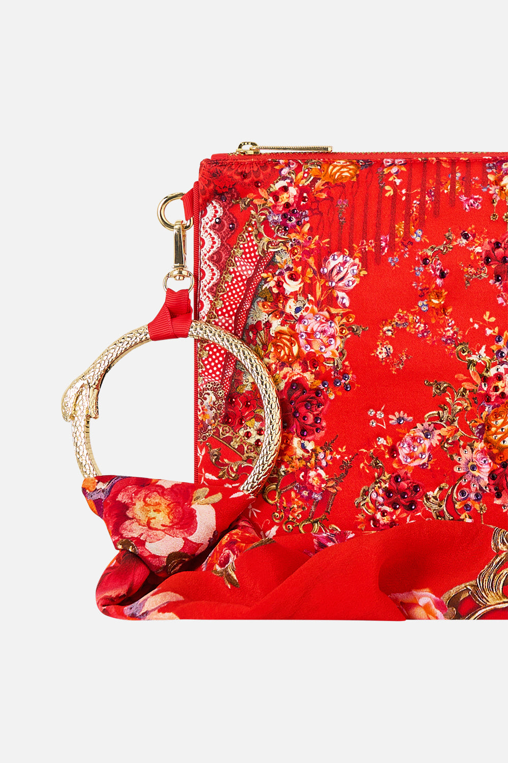 The CAMILLA RING SCARF CLUTCH OLÉ OLÉ