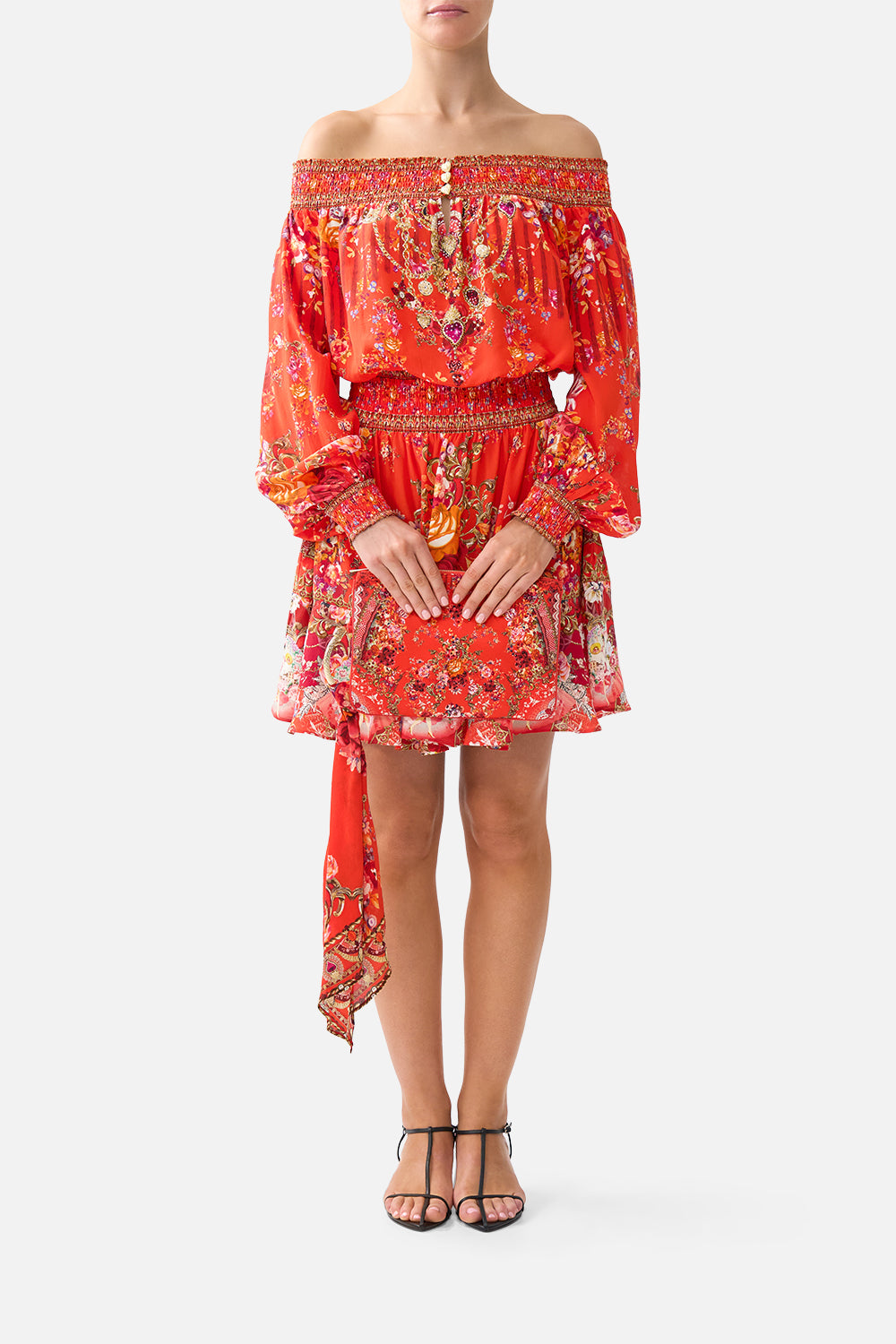 The CAMILLA RING SCARF CLUTCH OLÉ OLÉ