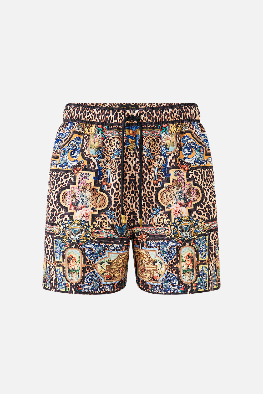 The CAMILLA MID LENGTH BOARDSHORT WITH ELASTIC WAIST SEVILLIAN STYLE