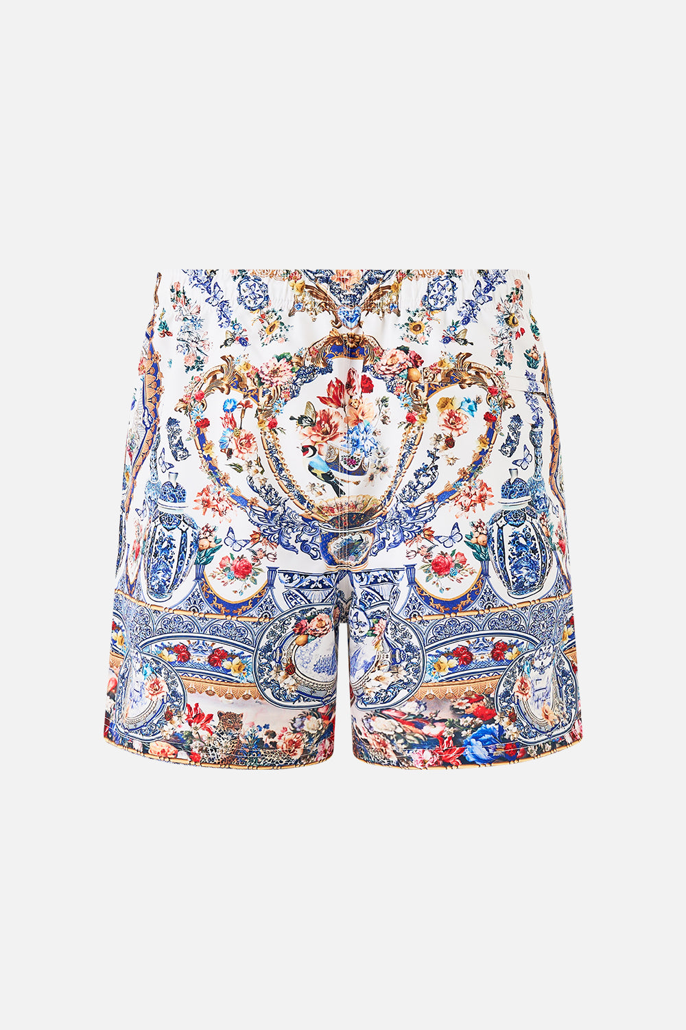 The CAMILLA MID LENGTH BOARDSHORT WITH ELASTIC WAIST THE POTTERY PARLOUR