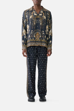 LONG SLEEVE CAMP COLLARED SHIRT FLAMENCO FOLKLORE