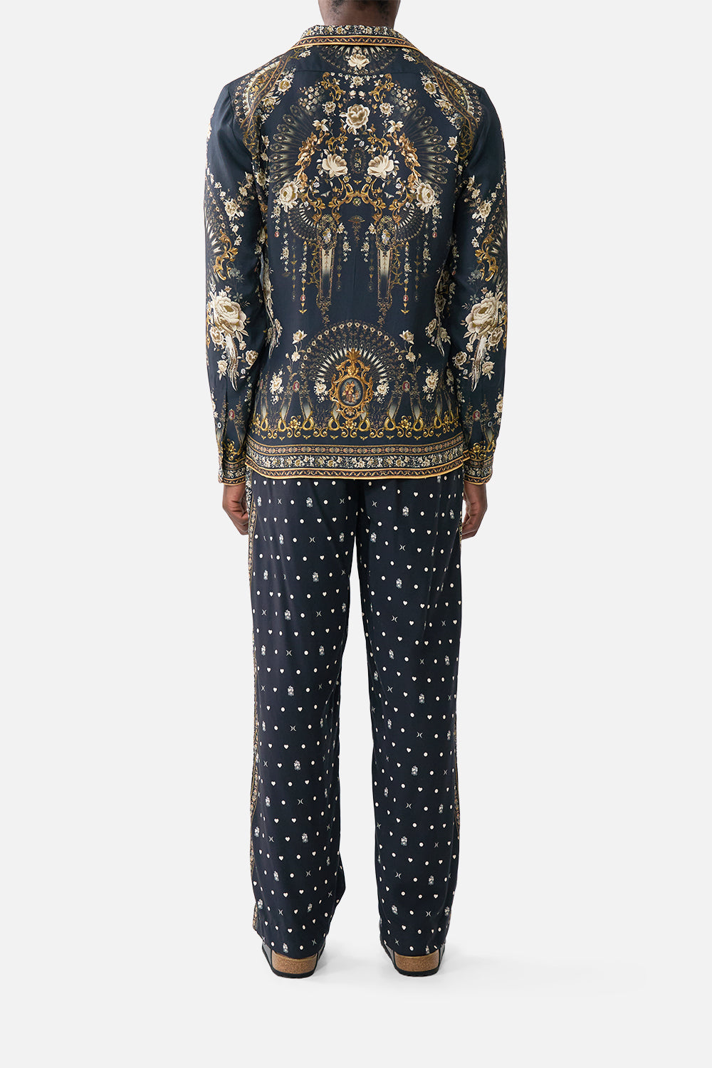 LONG SLEEVE CAMP COLLARED SHIRT FLAMENCO FOLKLORE