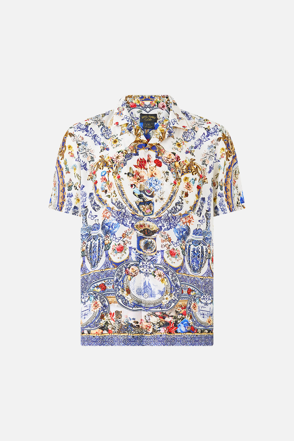 The CAMILLA SHORT SLEEVE CAMP COLLARED SHIRT THE POTTERY PARLOUR