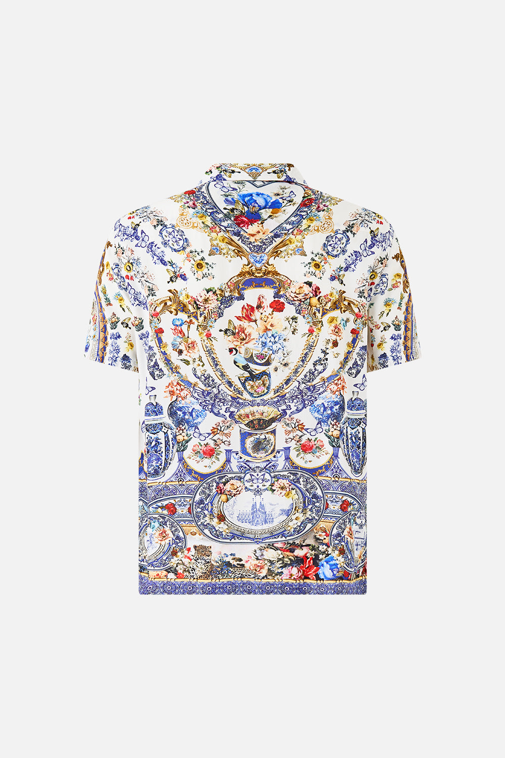 The CAMILLA SHORT SLEEVE CAMP COLLARED SHIRT THE POTTERY PARLOUR