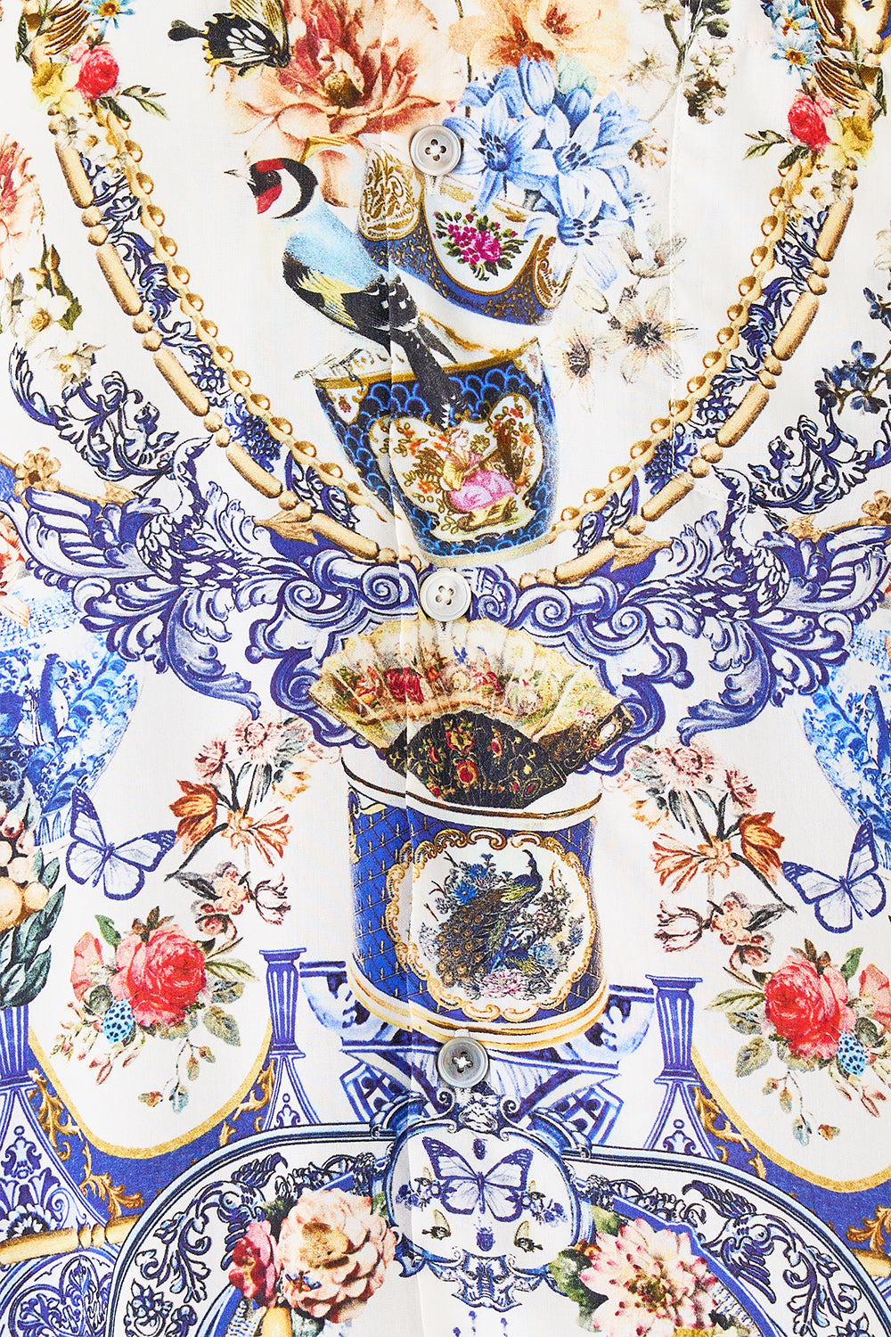 The CAMILLA SHORT SLEEVE CAMP COLLARED SHIRT THE POTTERY PARLOUR