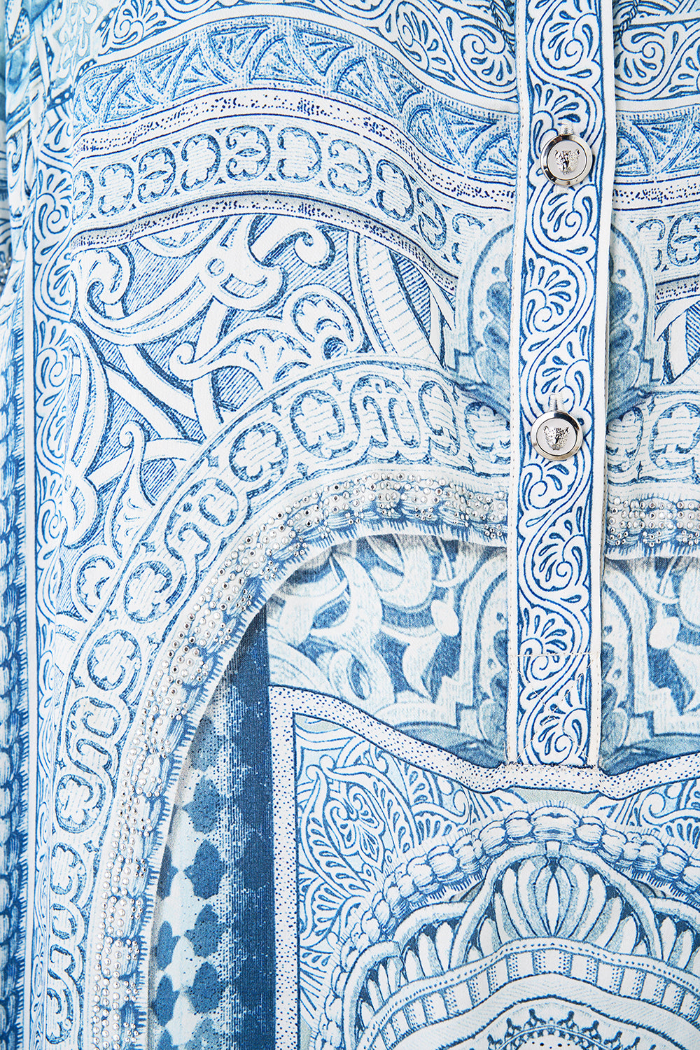 SHIRT DRESS WITH BLOUSON SLEEVE THE HUM OF THE ALHAMBRA