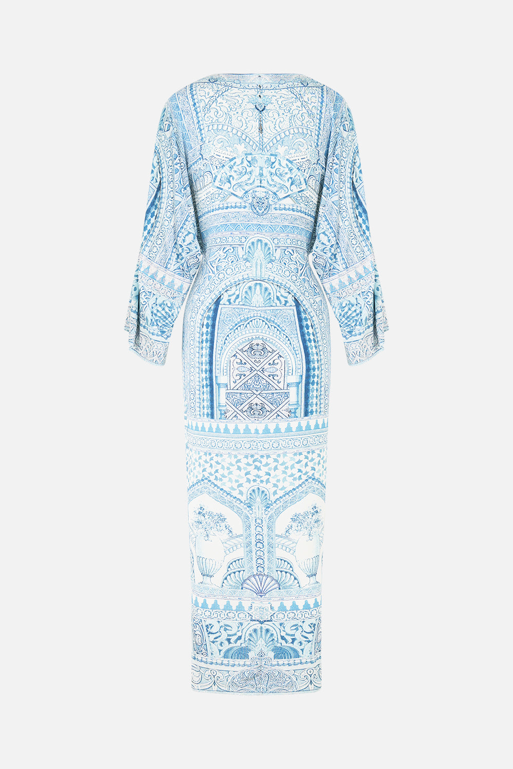 LONG SPLIT FRONT TWIST DRESS THE HUM OF THE ALHAMBRA