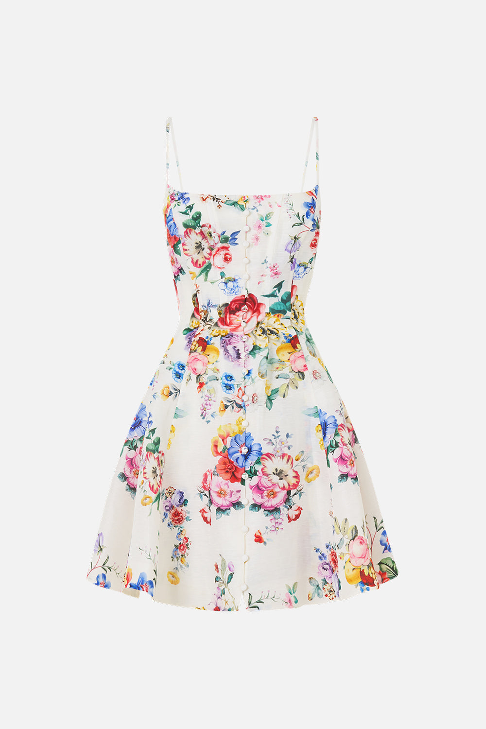 CORSET DRESS WITH SHORT FLARED SKIRT I LEFT MY HEART IN GRANADA