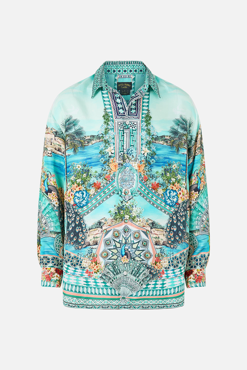 The CAMILLA LONG SLEEVE OVERSIZED SHIRT BALEARIC BEBÉ