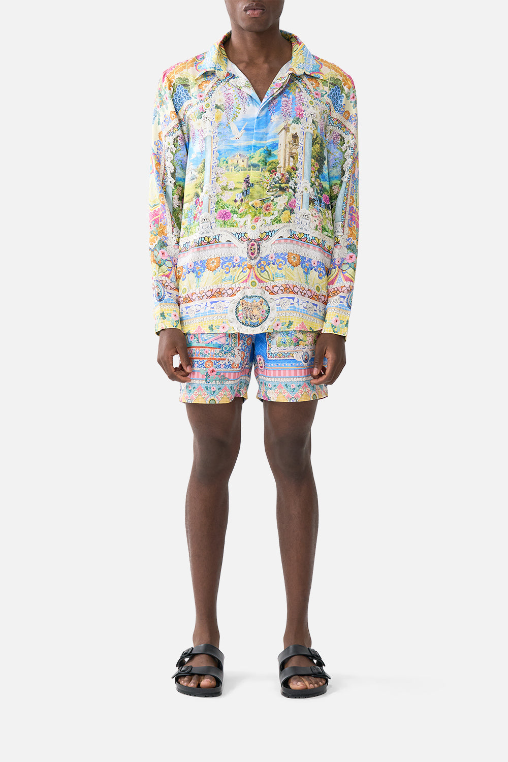 The CAMILLA LONG SLEEVE HIDDEN PLACKET SHIRT NAVÀS NOUVEAUNAVÀS NOUVEAU
