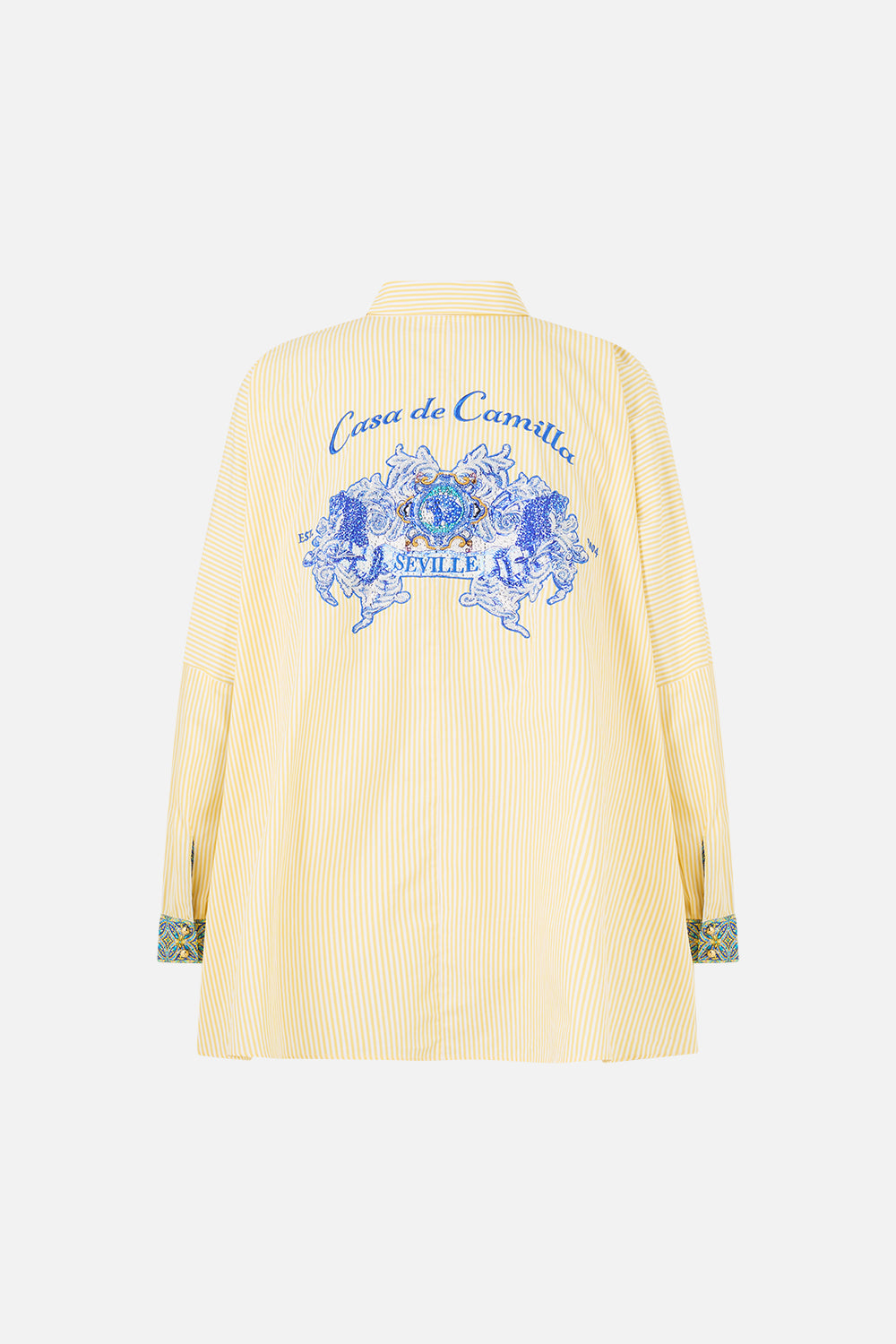 WIDE BODY COLLARED BLOUSE BENEATH THE ANDALUSIAN SUN