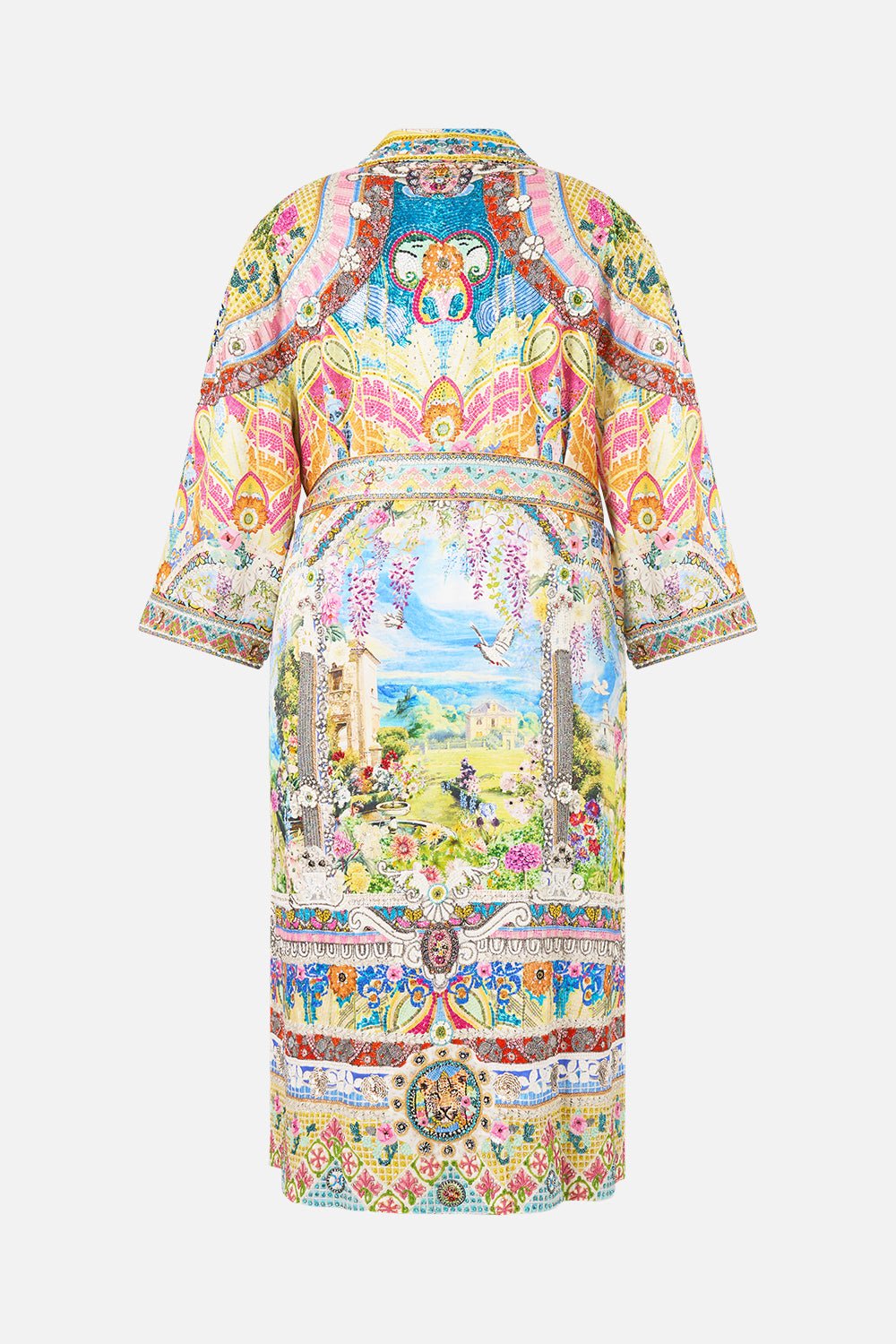 LONG ROBE WITH FLARED SLEEVE NAVÀS NOUVEAU