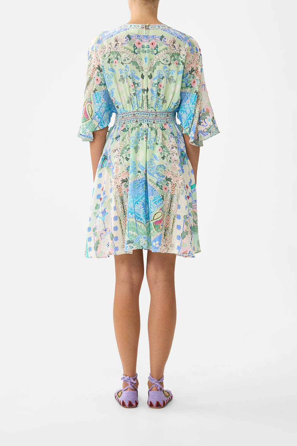 SHORT WAISTED DRESS MIDSUMMER MOSAICS