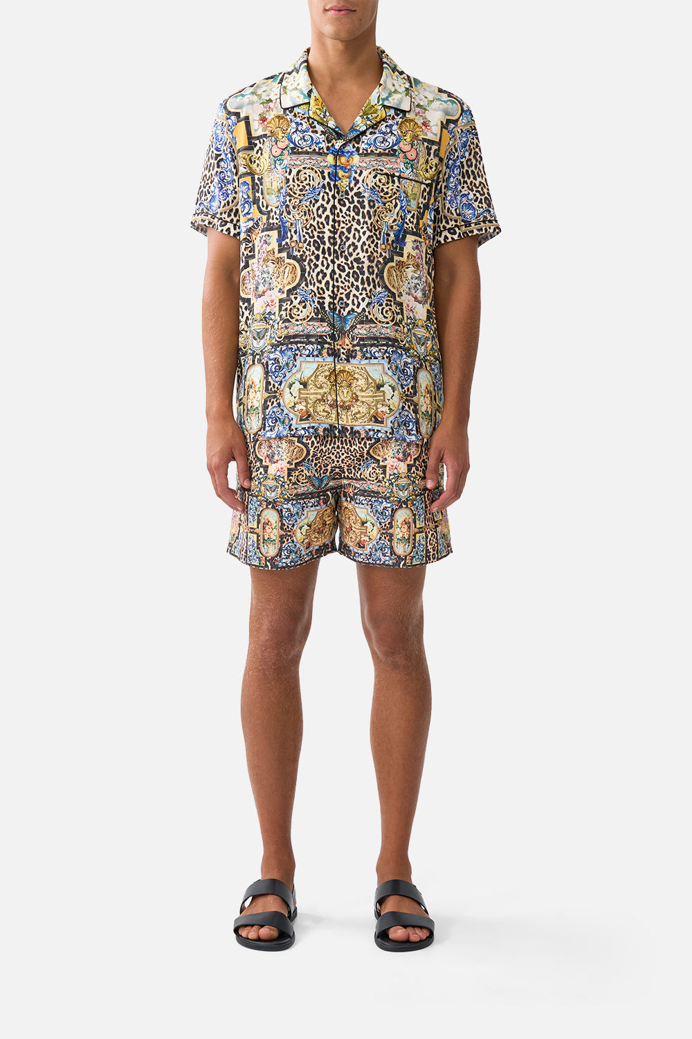SHORT SLEEVE CAMP COLLARED SHIRT SEVILLIAN STYLE