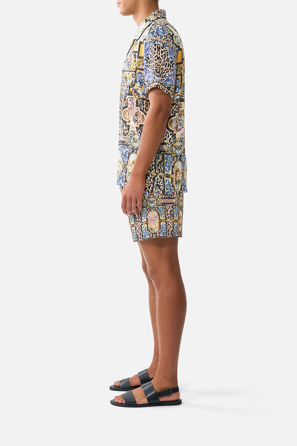 SHORT SLEEVE CAMP COLLARED SHIRT SEVILLIAN STYLE