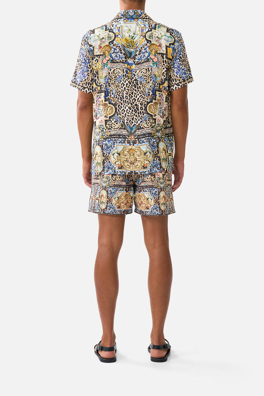SHORT SLEEVE CAMP COLLARED SHIRT SEVILLIAN STYLE