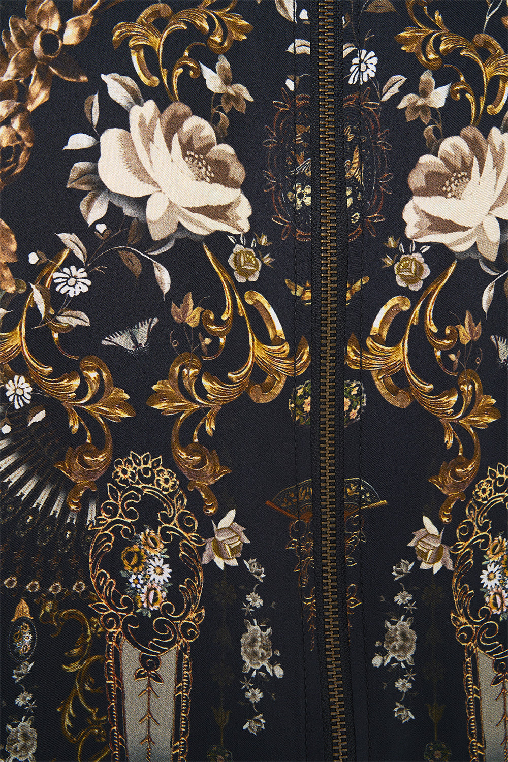 REVERSIBLE ZIP THROUGH BOMBER JACKET FLAMENCO FOLKLORE