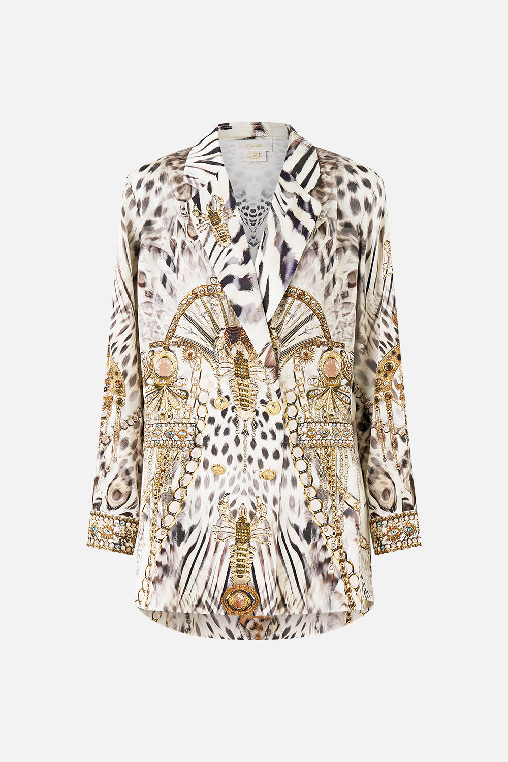 The CAMILLA DOUBLE BREASTED SOFT JACKET LADY LIONHEART
