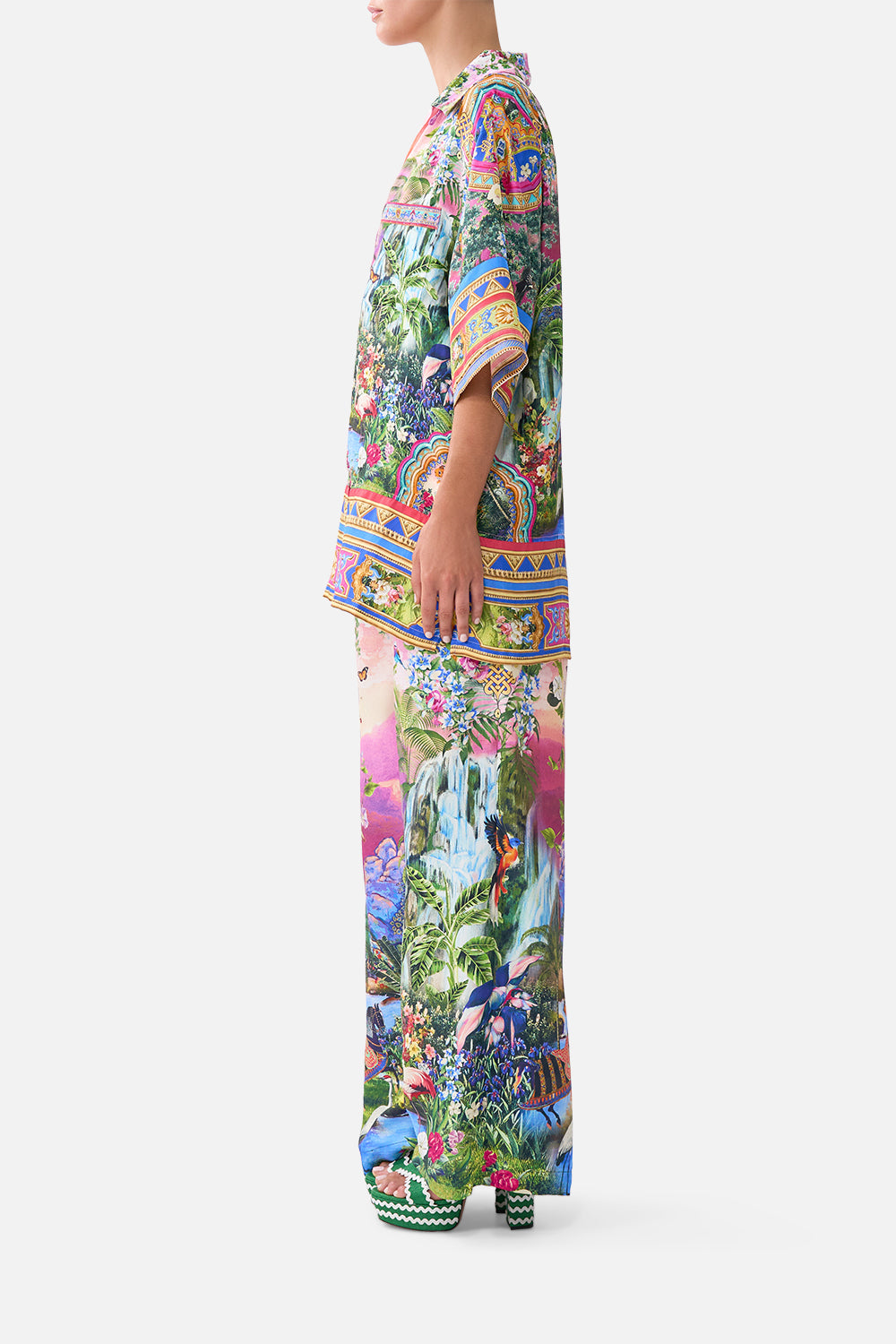 The CAMILLA OVERSIZED SHIRT WITH POCKET TURKISH DELIGHT