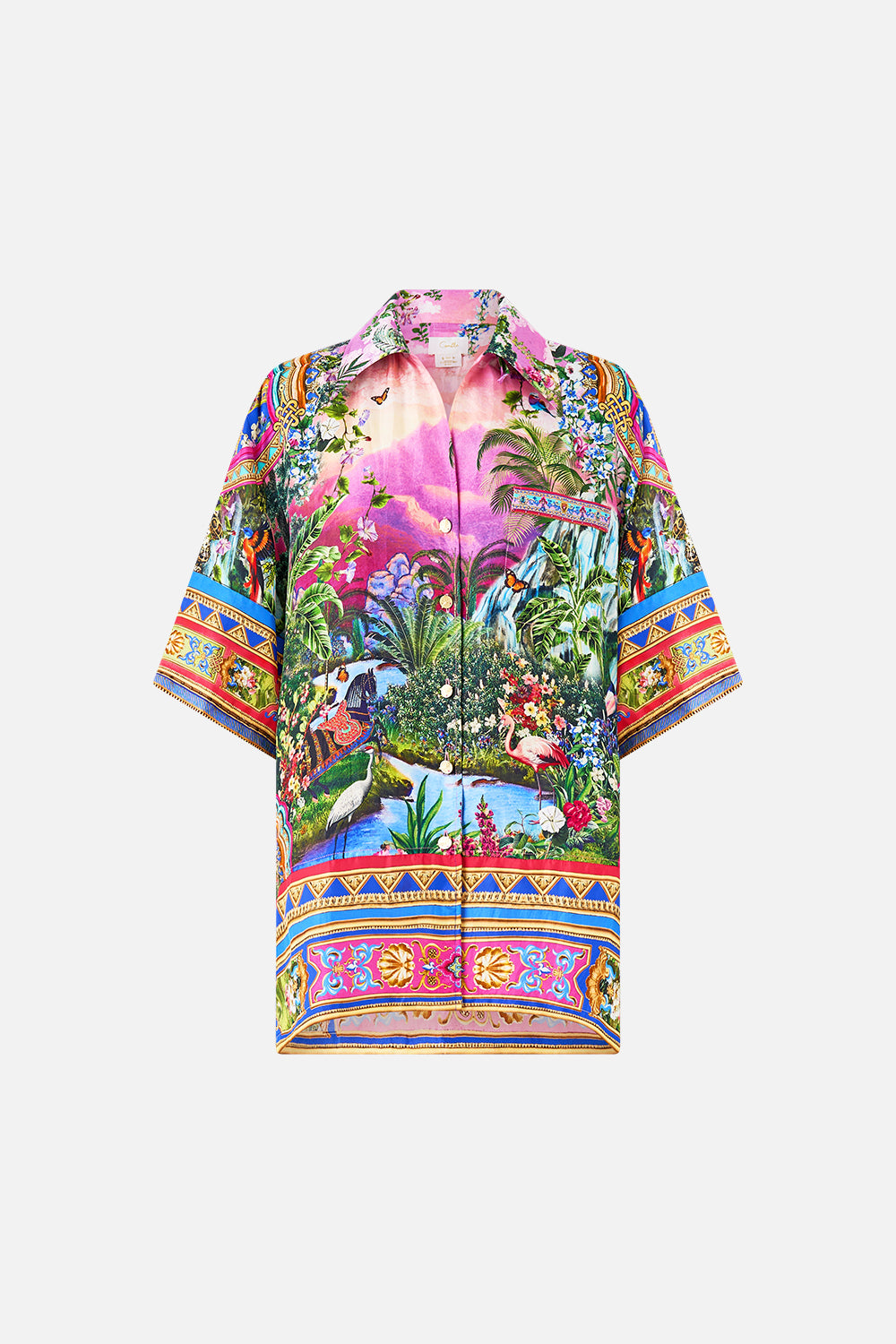 The CAMILLA OVERSIZED SHIRT WITH POCKET TURKISH DELIGHT